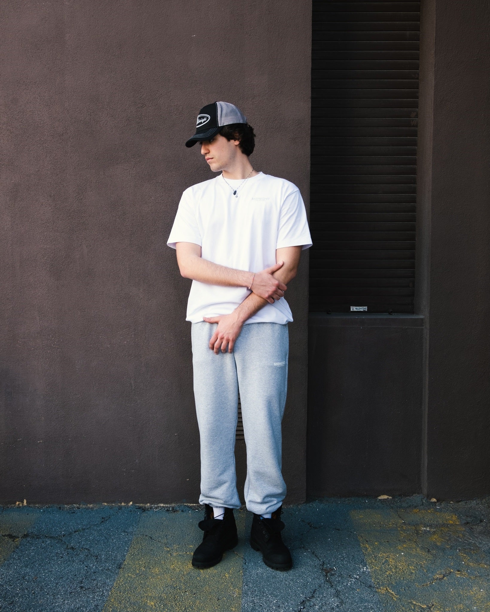 PURE AESTHETIC T-SHIRT - WHITE/GREY