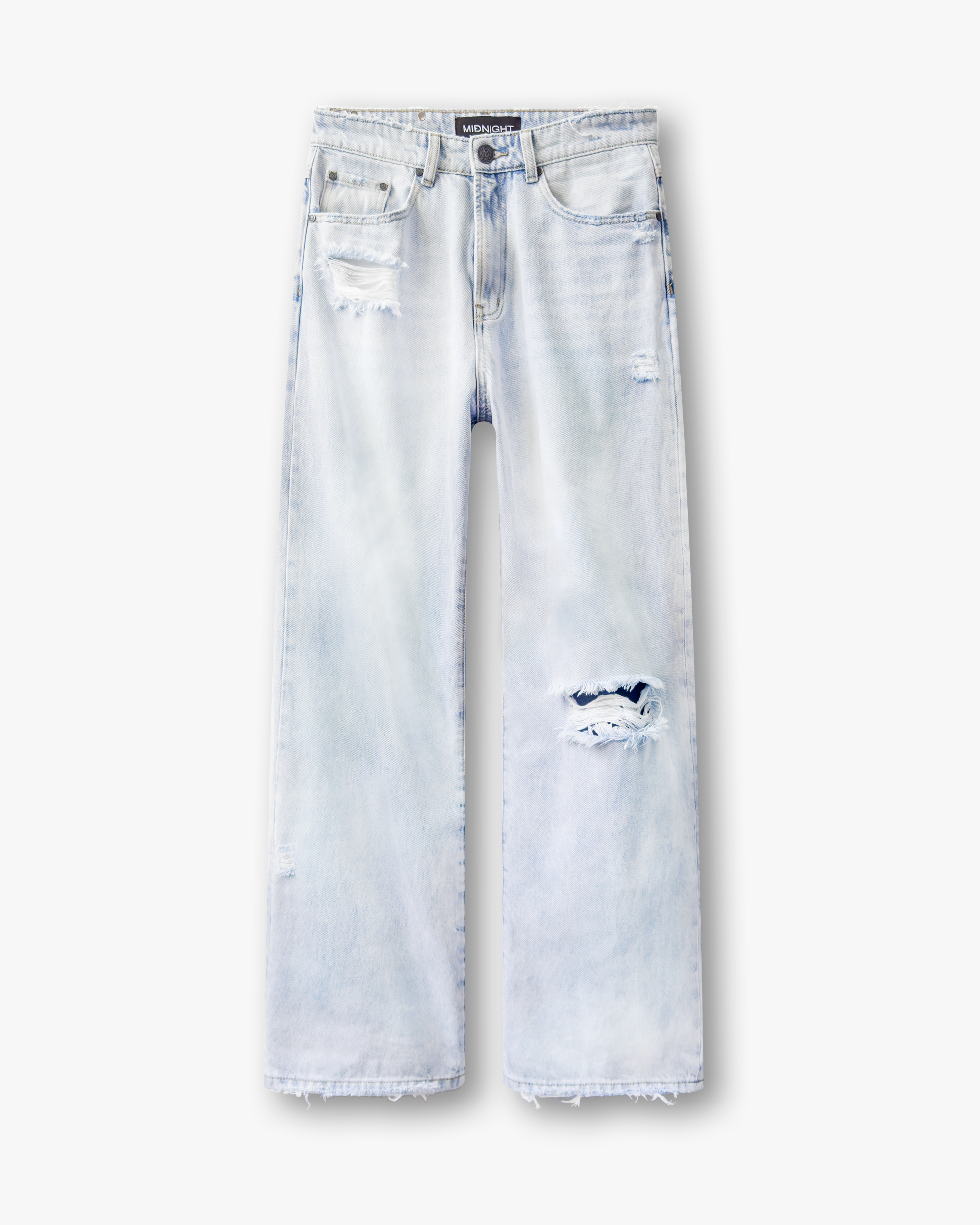 V1 DENIM - DISTRESSED GLACIER WASH
