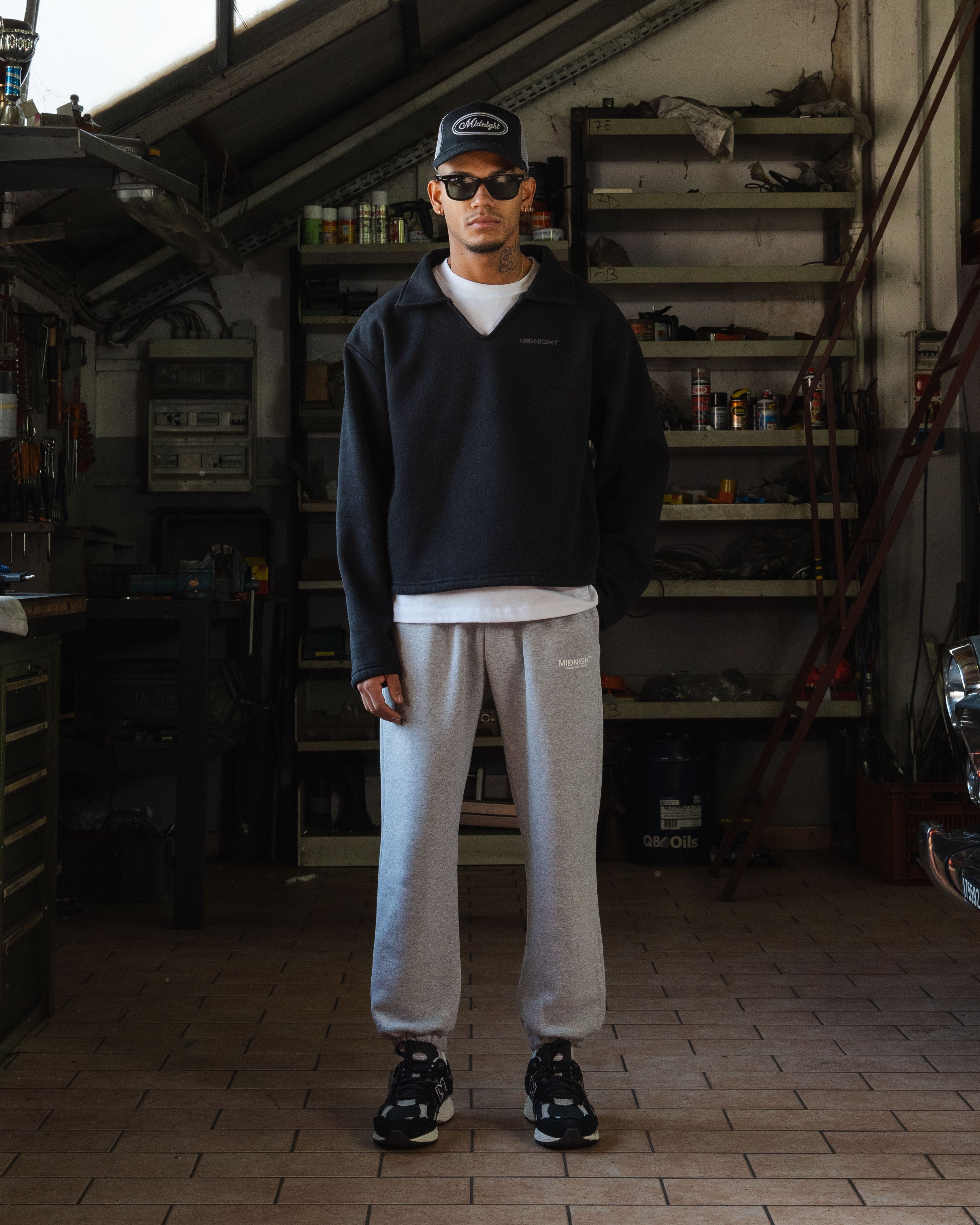 PURE AESTHETIC SWEATPANTS - MELANGE GREY