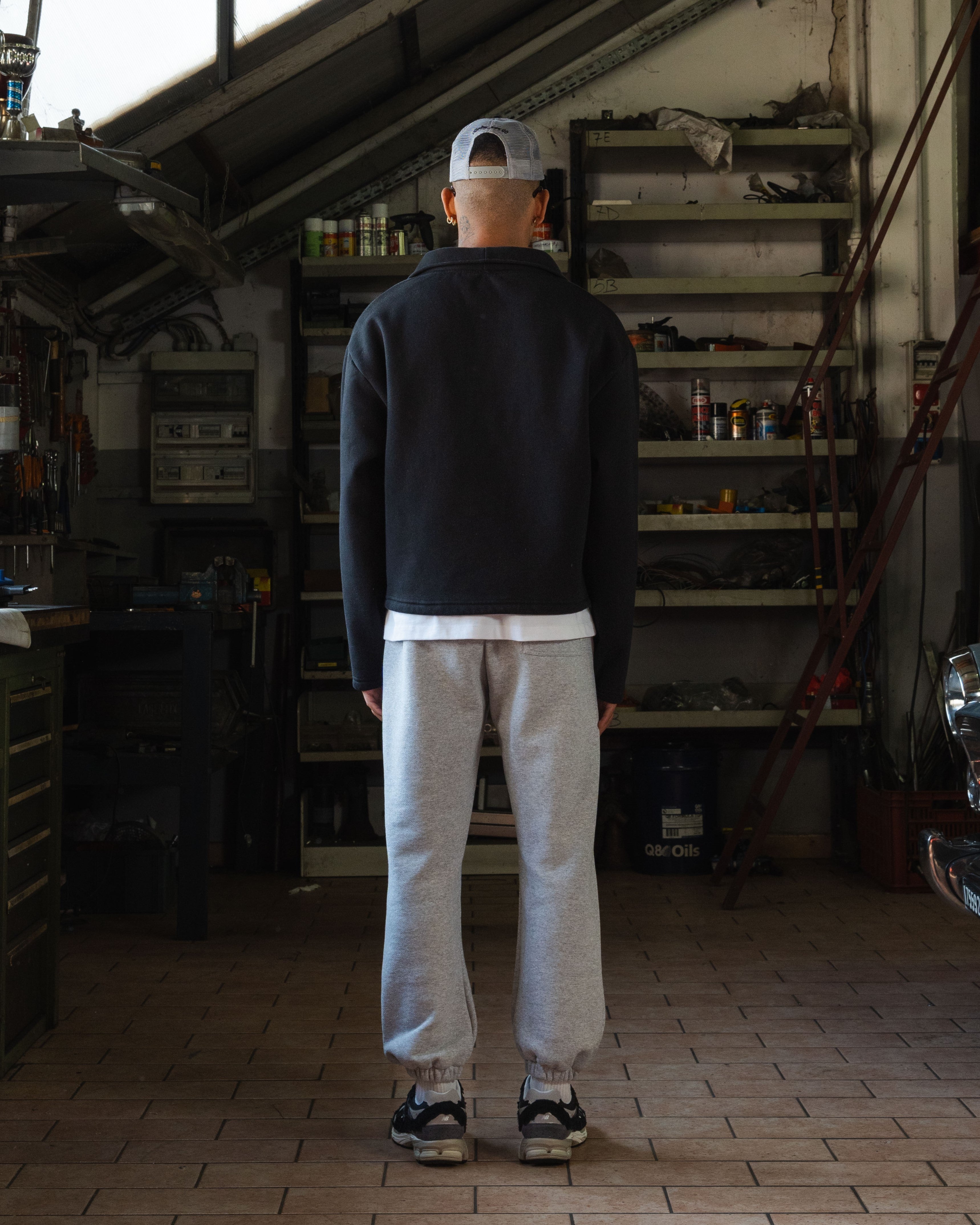 PURE AESTHETIC SWEATPANTS - MELANGE GREY