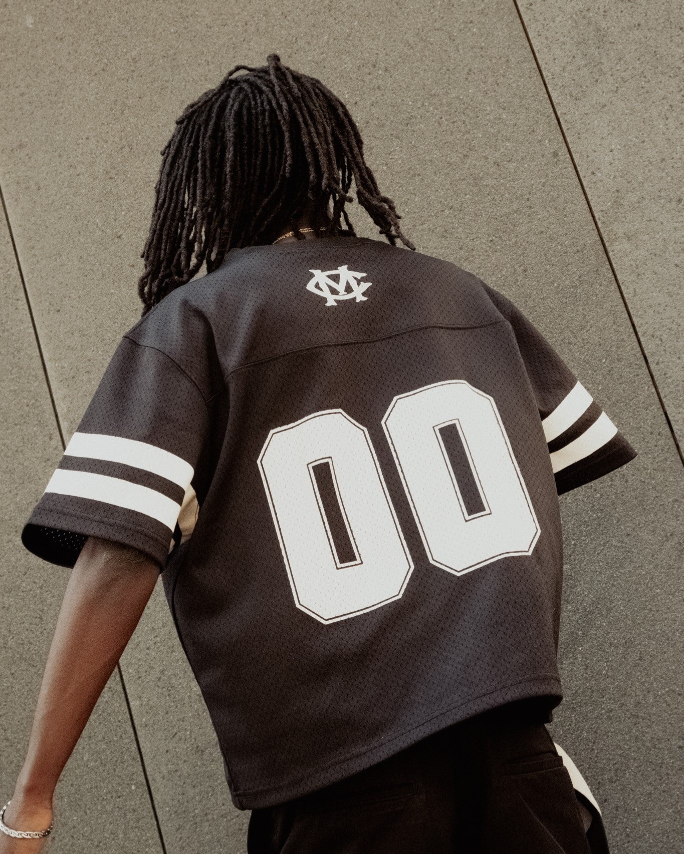 00 MESH JERSEY - BLACK