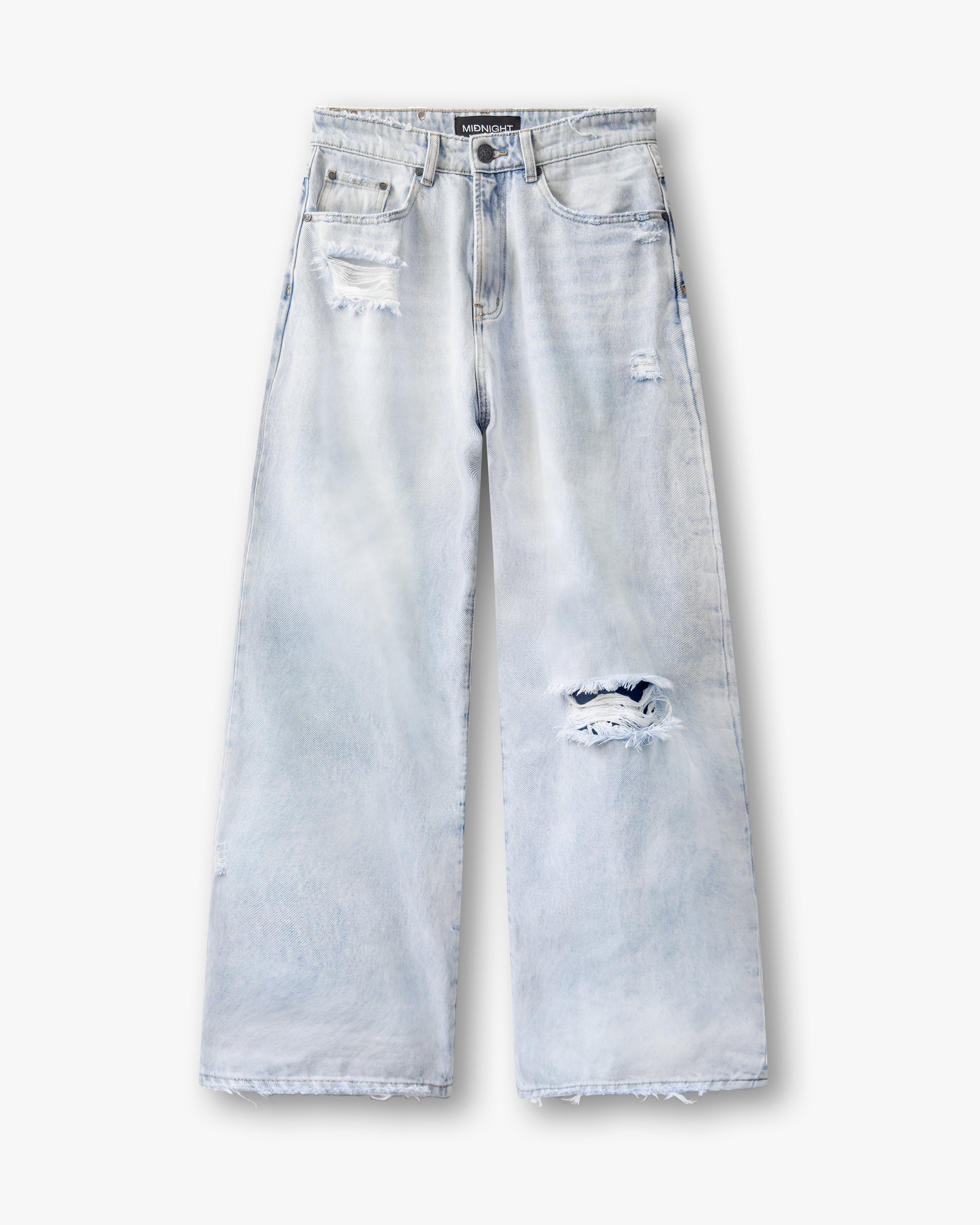 V1 DENIM - DISTRESSED GLACIER WASH