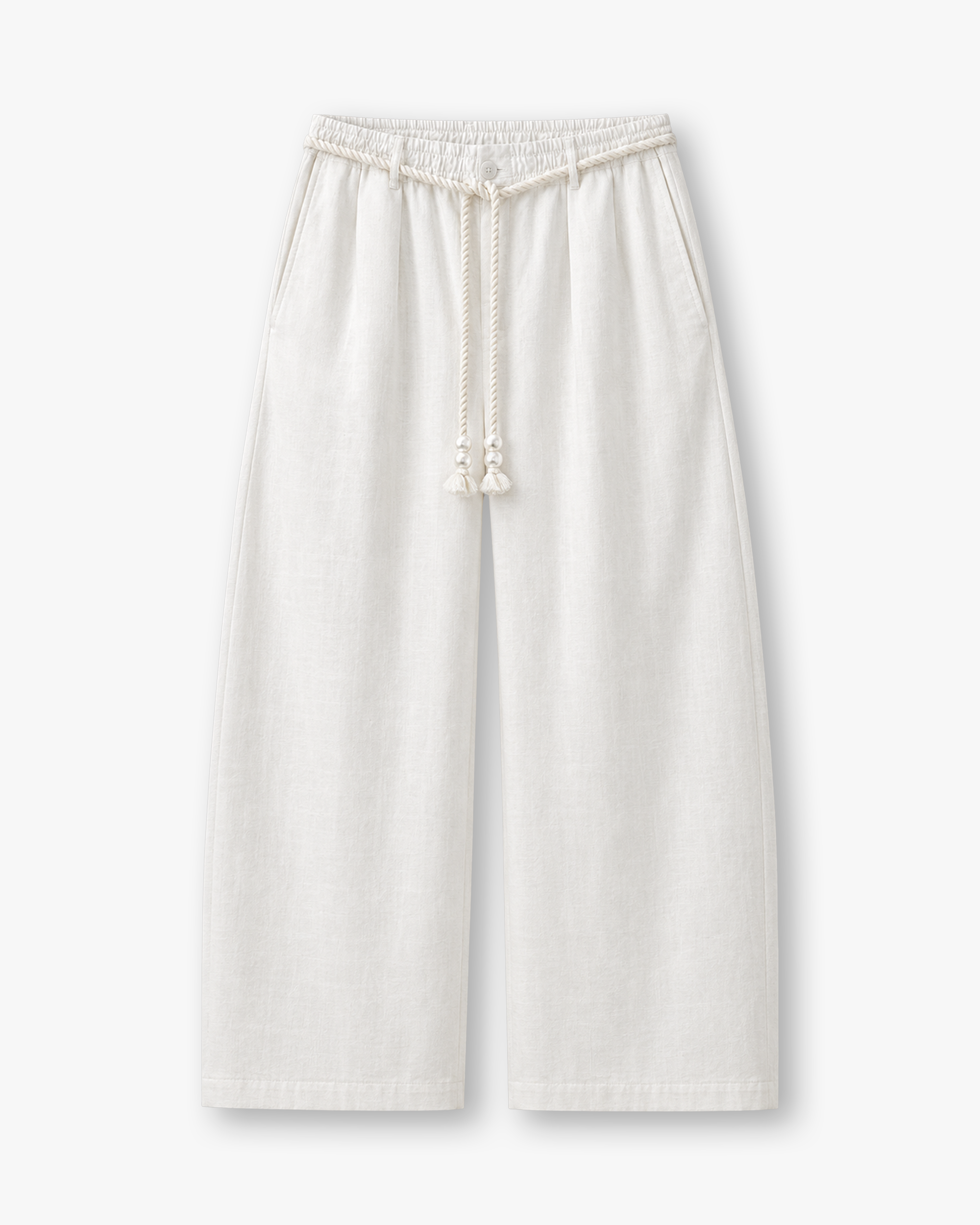 LINEN PANT - OYSTER