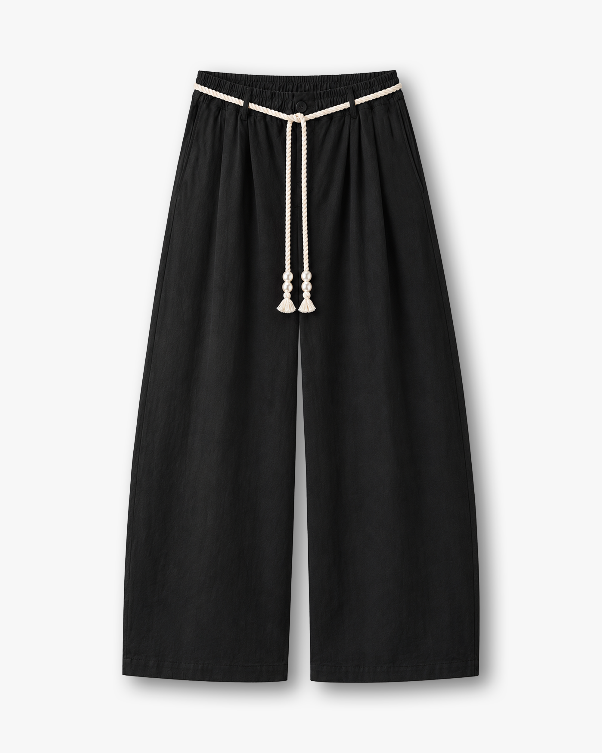 LINEN PANT - OBSIDIAN