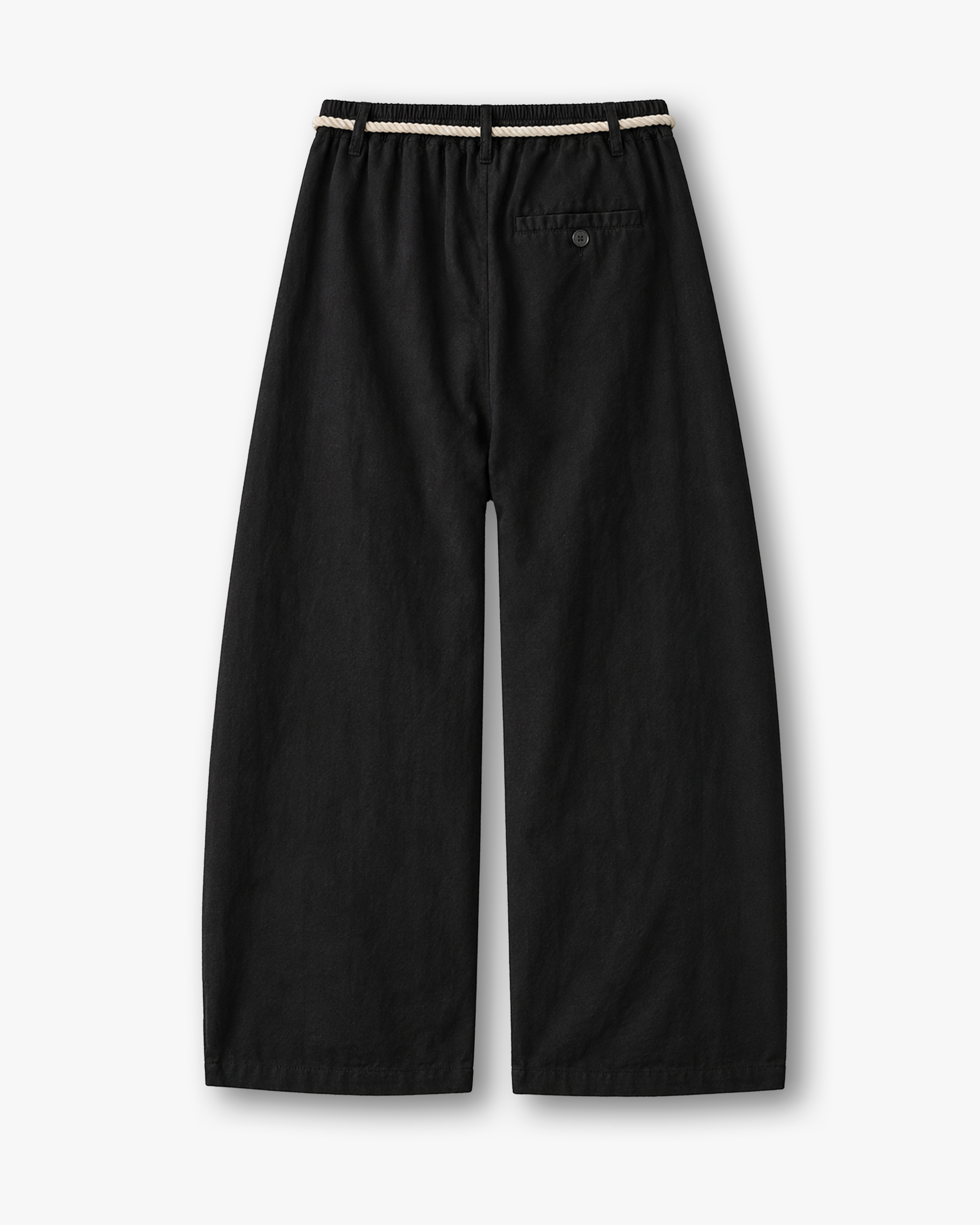 LINEN PANT - OBSIDIAN
