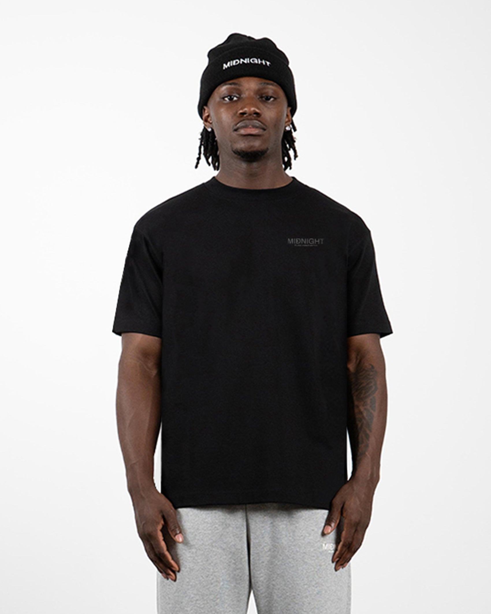 PURE AESTHETIC T-SHIRT - BLACK/ANTHRACITE