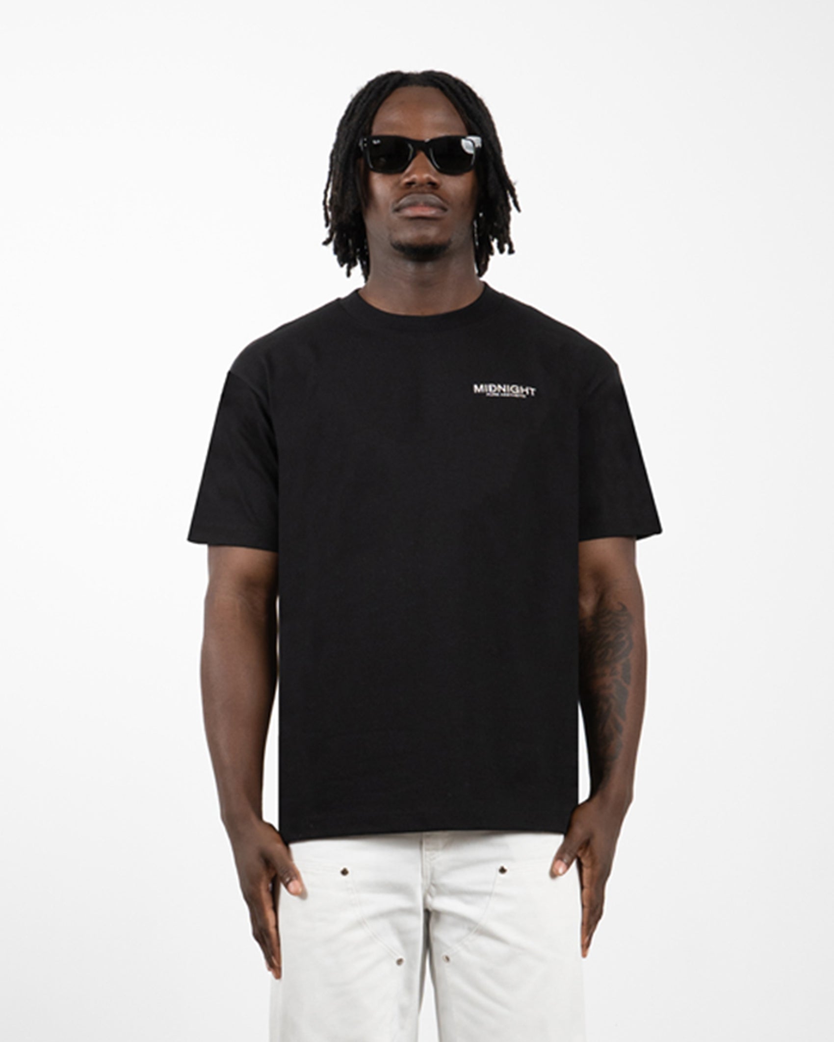 PURE AESTHETIC T-SHIRT - BLACK/IVORY