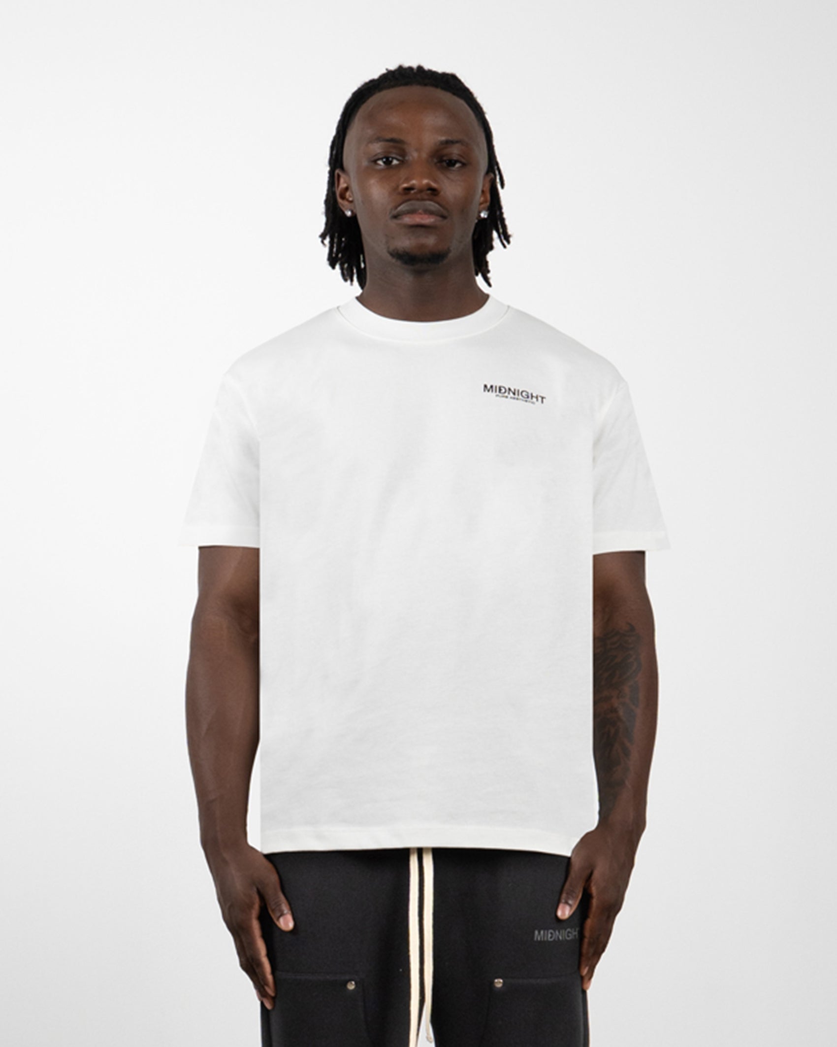 PURE AESTHETIC T-SHIRT - IVORY/BLACK