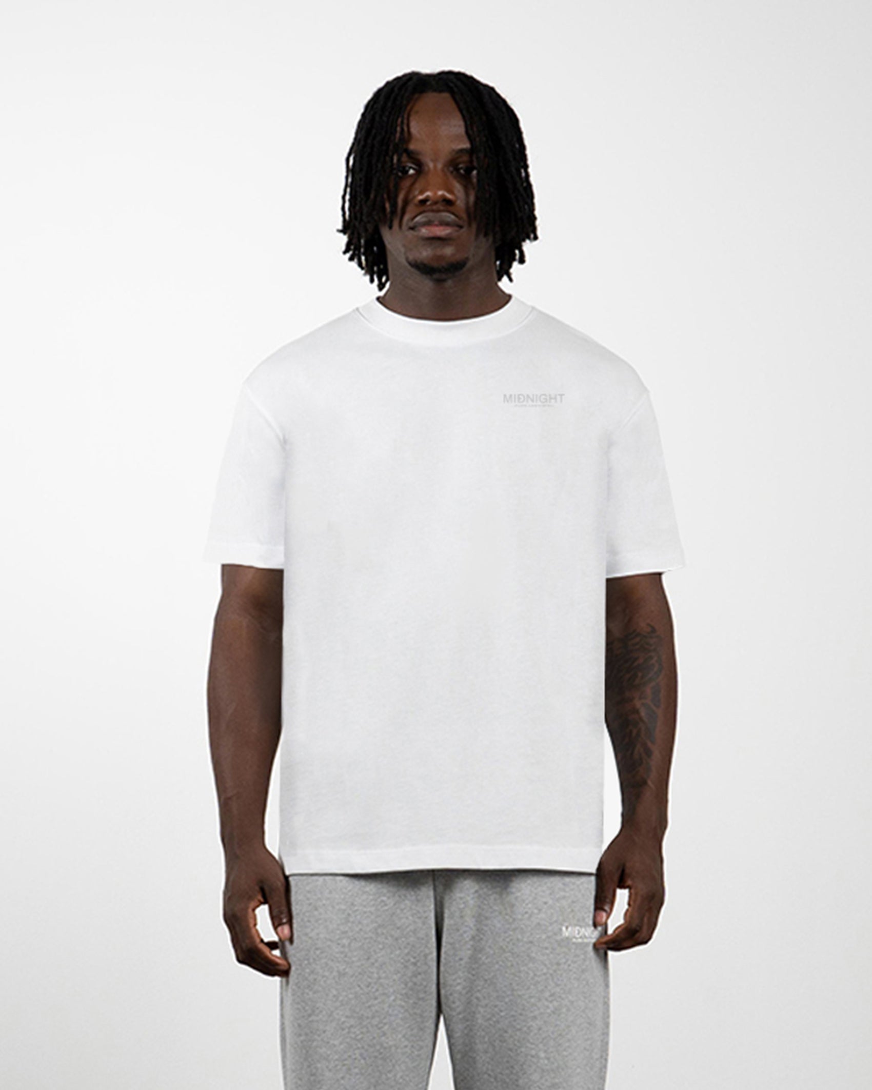 PURE AESTHETIC T-SHIRT - WHITE/GREY